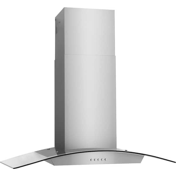 36" Glass Canopy Hood