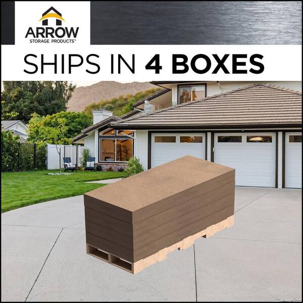 Arrow 12 ft. x 20 ft. x 9 ft. Eggshell Carport CPH122009 - The
