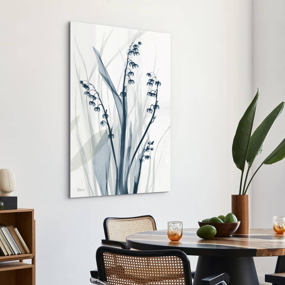 Radiant Blues 2 Frameless Free Floating Tempered Glass Art Print