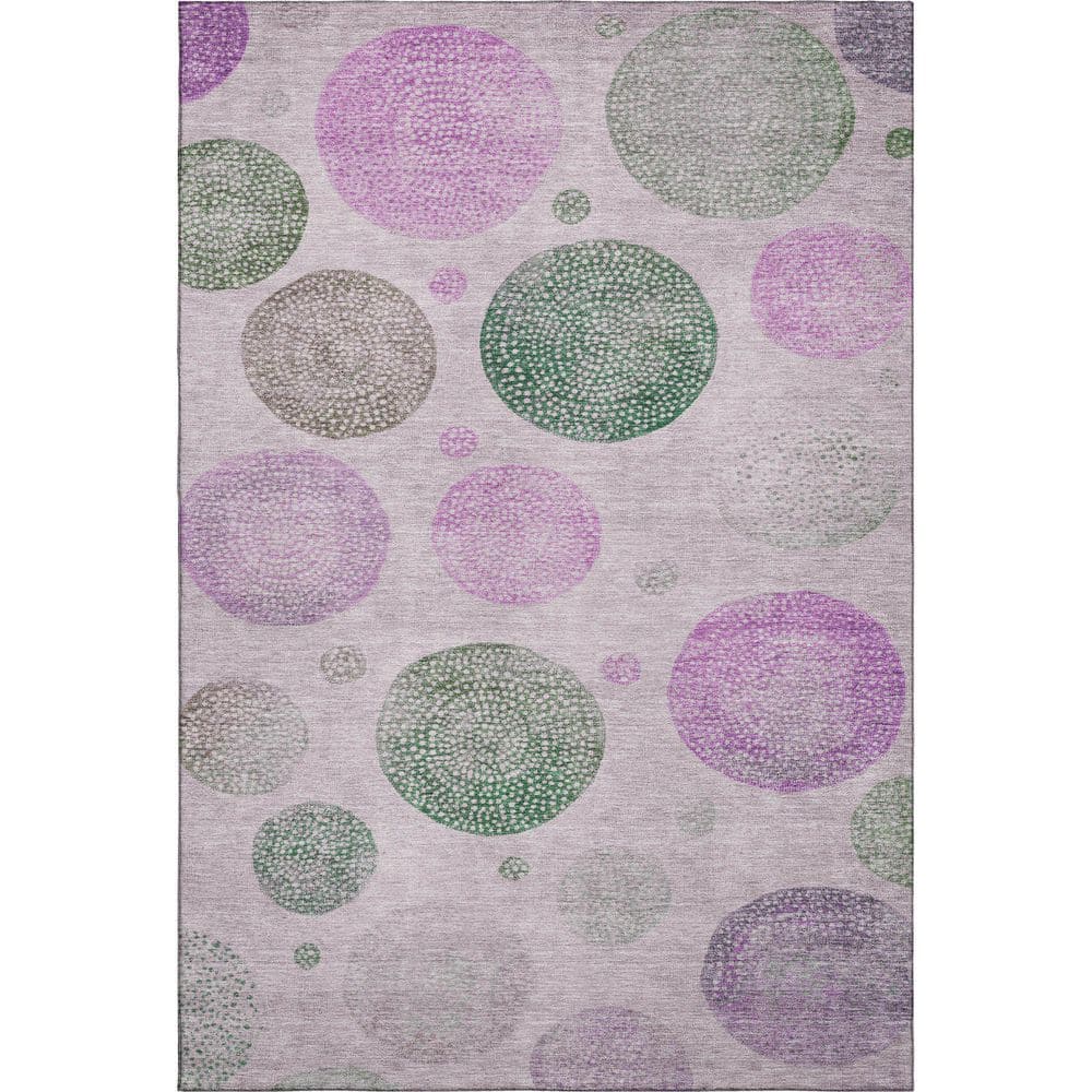 Mayfield Premium Machine Washable Abstract AMF1897 Blush 5 ft. x 7 ft. 6 in. Area Rug price history on PriceWatchPro