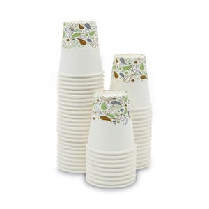 Deerfield 10 oz. Disposable Paper Cups, Hot Drinks, 20 Cups / Sleeve, 50 Sleeves / Carton