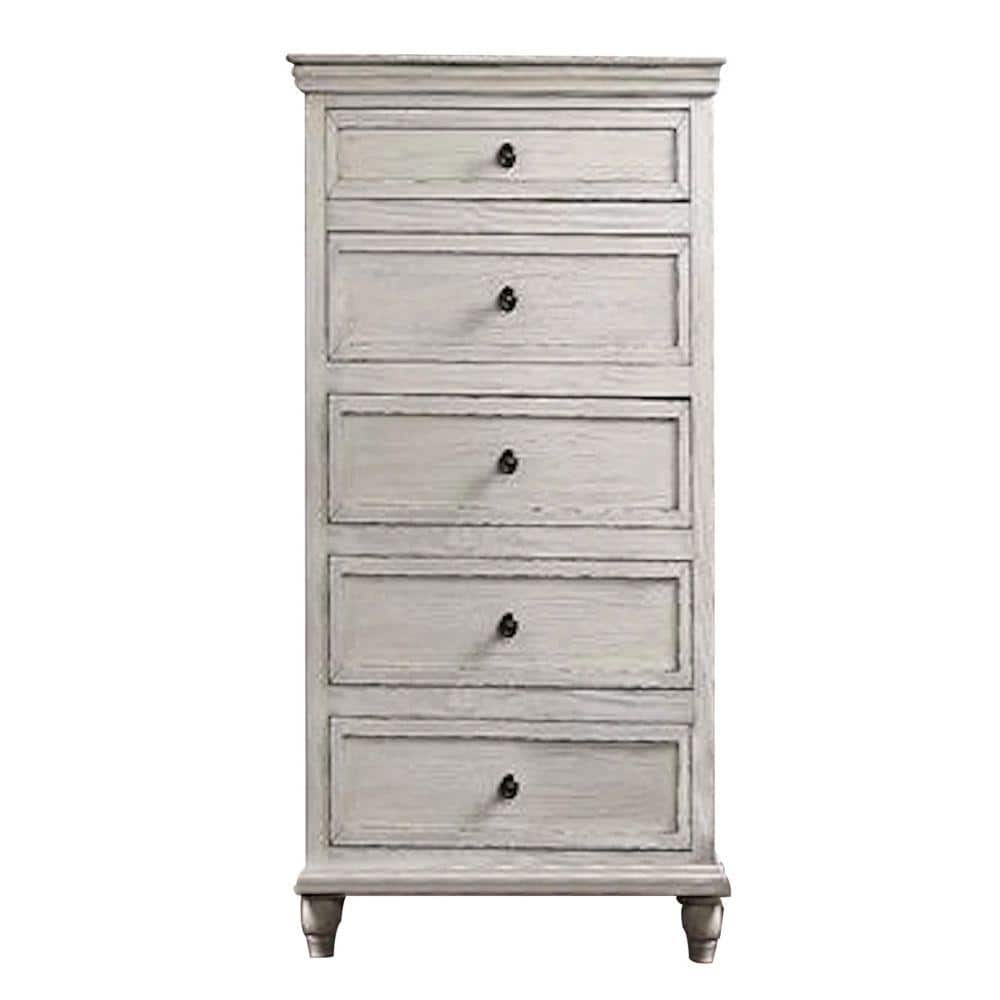 Benjara In Gray And Black Drawer Wooden Tall Dresser Chest Of Drawers Bm The Home