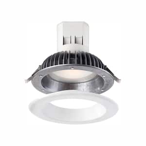 Easy Up with Magnetic Trim 6 in. White Integrated LED Recessed Kit