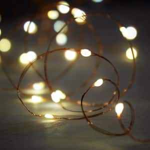 Waterproof Fairy Lighting Battery Operated 39ft 100 LED Globe String Lights 