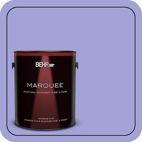 BEHR MARQUEE 1 gal. #P550-4 Water Hyacinth Flat Exterior Paint & Primer