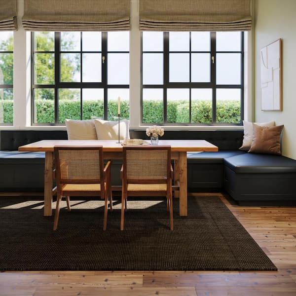 Nate Berkus x Rugs Crosby Solid Wool Cozy Brown 10 ft. x 14 ft. Indoor Area Rug