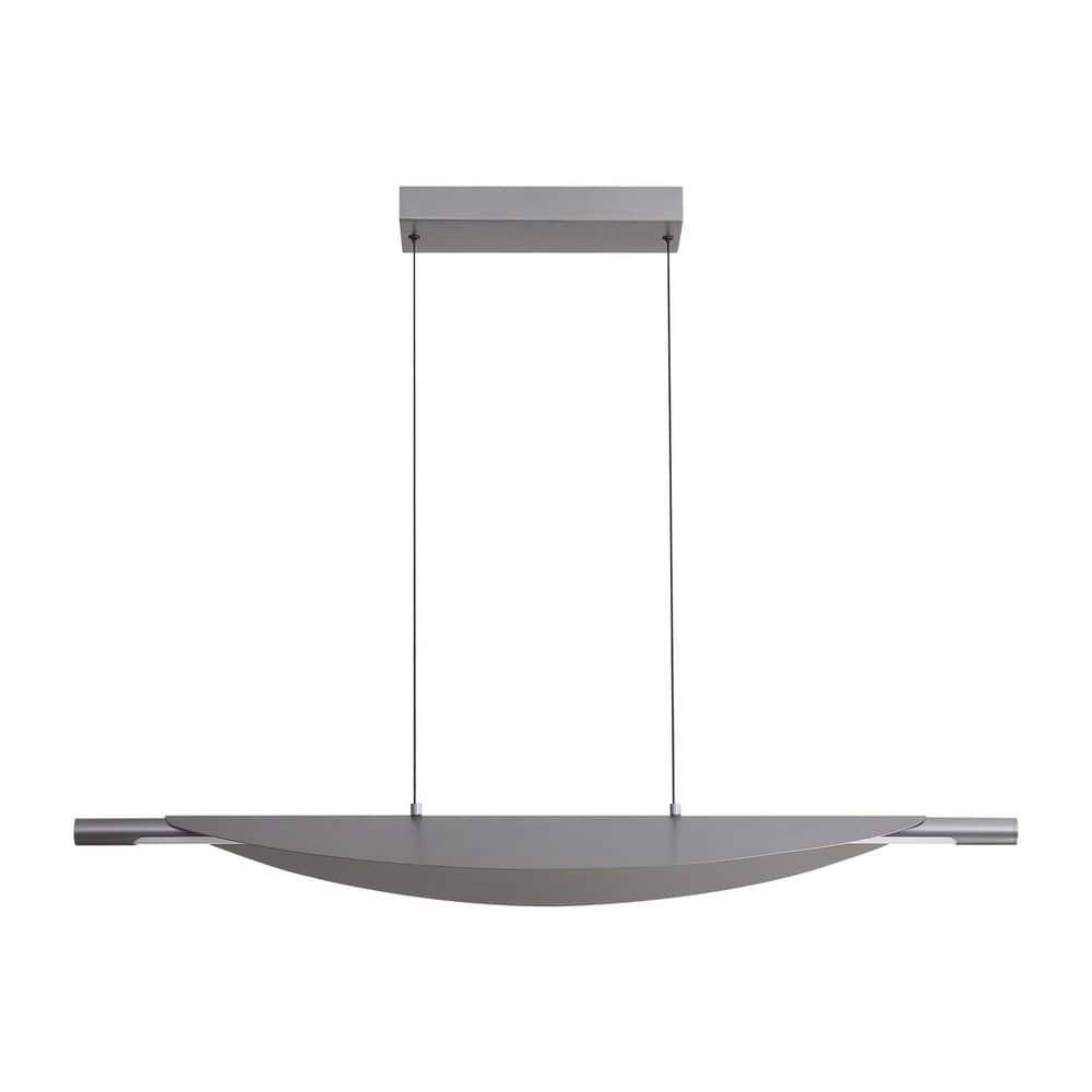 Golden Lighting Luma 25-Watt 1 Light Graphite Integrated LED Linear ...