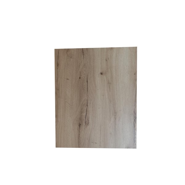 Cambridge Radiance 30 in. W x 24 in. H Slab Base Cabinet End Panel in Light Oak