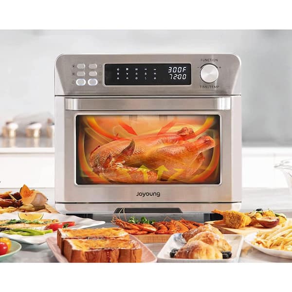 ICONITES 20L Air fryer Toaster Oven Dehydrator Brushed Stainless