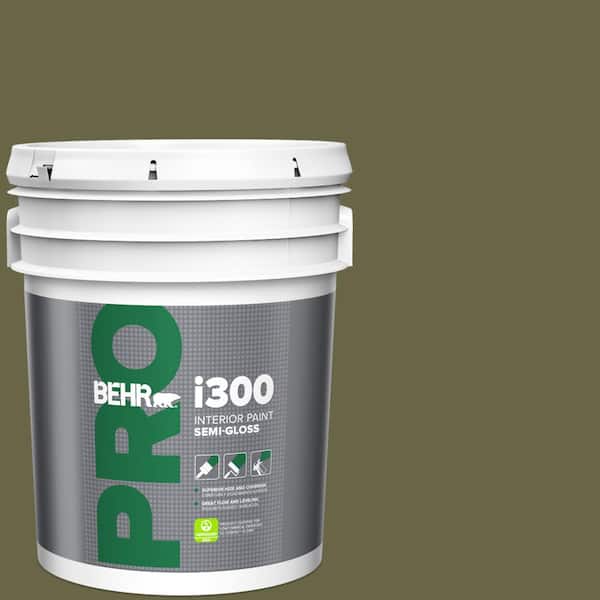 BEHR PRO 5 gal. #S350-7 Cedar Glen Semi-Gloss Interior Paint
