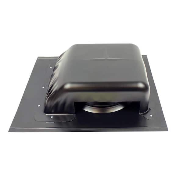 Air Vent 40 sq. in. NFA Galvanized Slant-Top Roof Louver Static Vent in Black (Sold in Carton of 9 only)