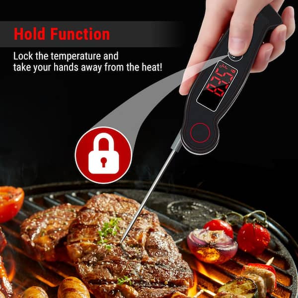 ThermoPro Waterproof Digital Meat Thermometer, Food Candy Cooking Grill  Kitchen Thermometer with Magnet TP-19W - The Home Depot