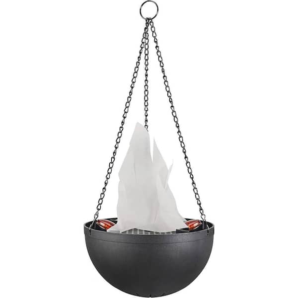 Aspen Creative Corporation 60-Watt 2-Light Black Shaded Pendant