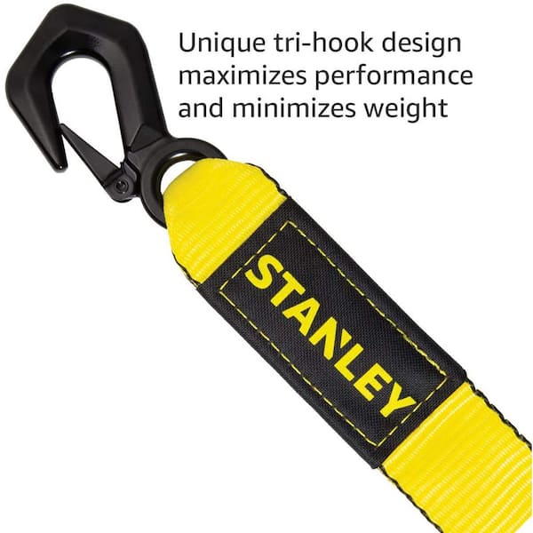 2 in. x 20 ft. Tow Strap with Tri-Hook and 9,000 lbs. Break