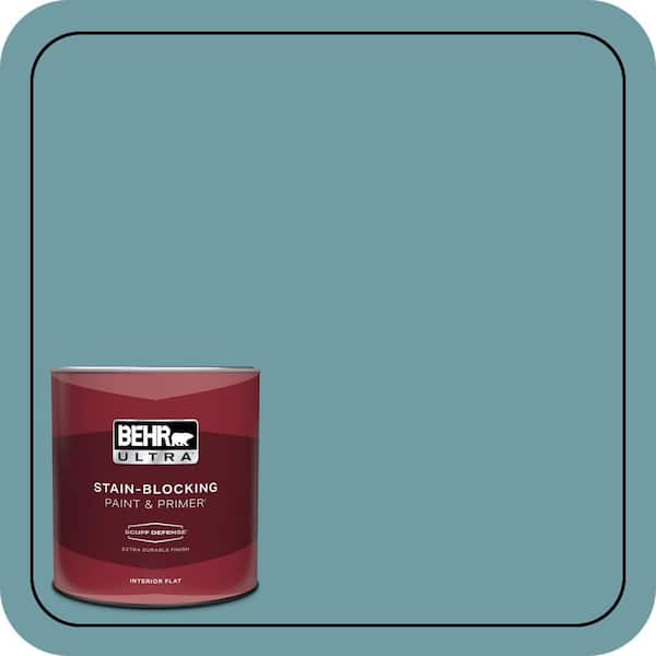 BEHR ULTRA 1 qt. #PPU13-07 Voyage Extra Durable Flat Interior Paint & Primer