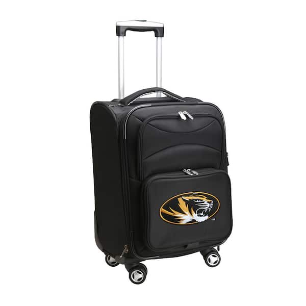 Denco NCAA Missouri Black 21 in. Carry-On Softside Spinner