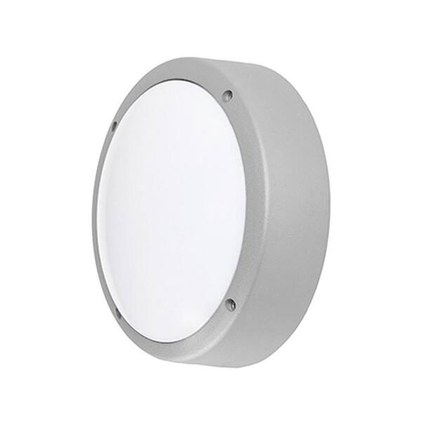 Radionic Hi Tech Addison Gray Outdoor Integrated LED Wall Mount Sconce