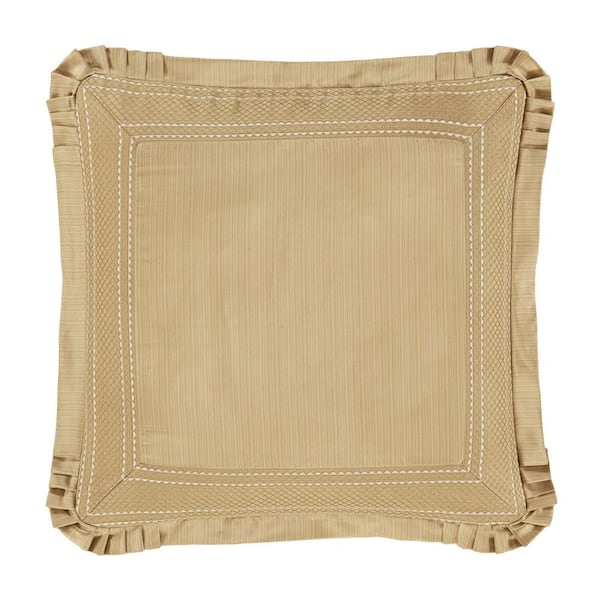 J QUEEN NEW YORK INC Augustina Gold Polyester Euro Sham 26 x 26 in.