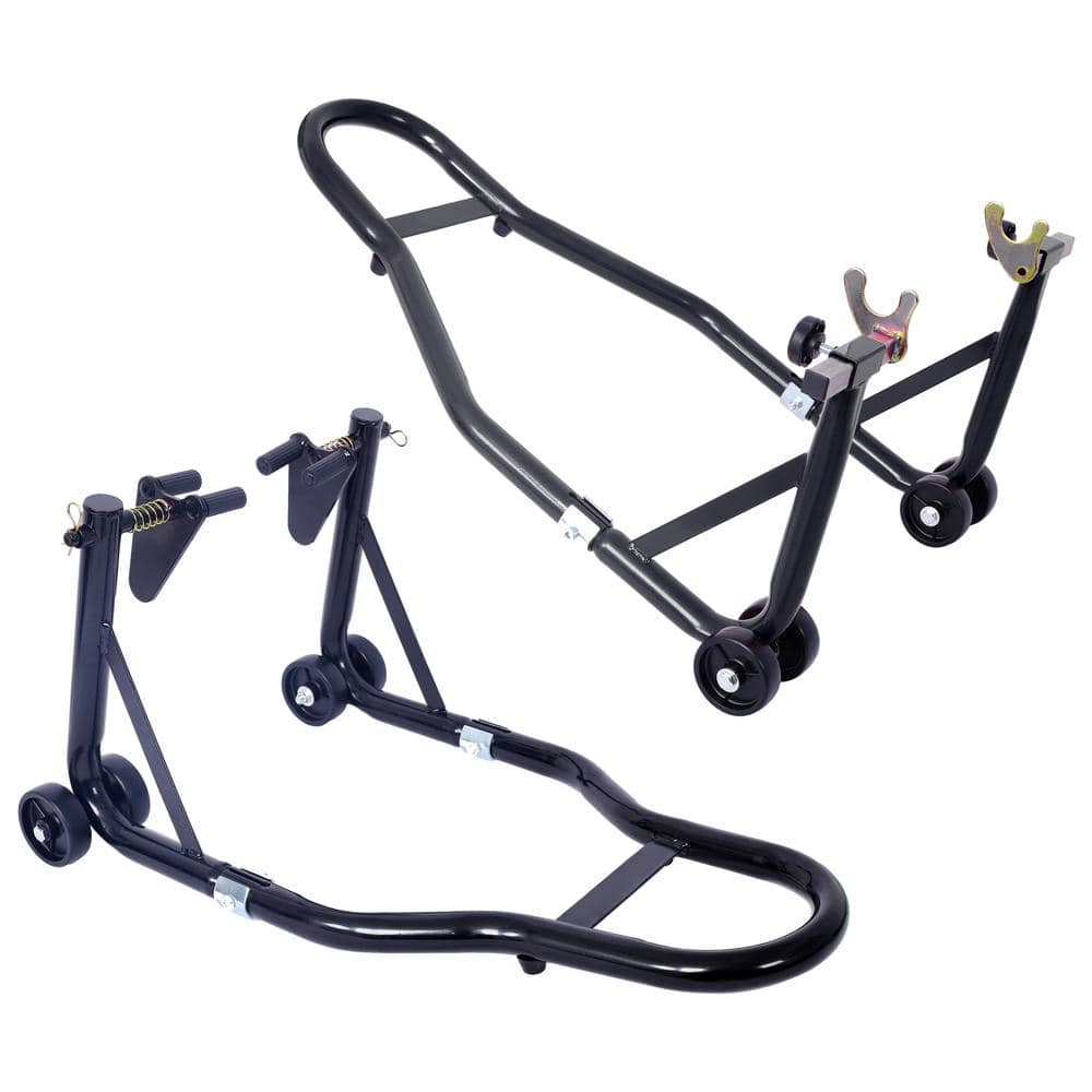 1000 lb. Black Motorcycle Stand Sport Bike Front and Rear Wheel Lift price history on PriceWatchPro