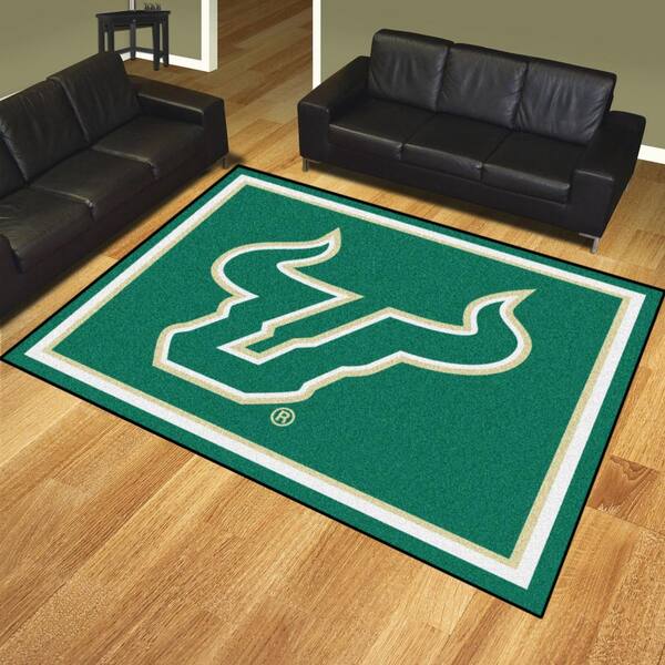 FANMATS 5 x 8 Green Indoor Solid Area Rug in the Rugs department