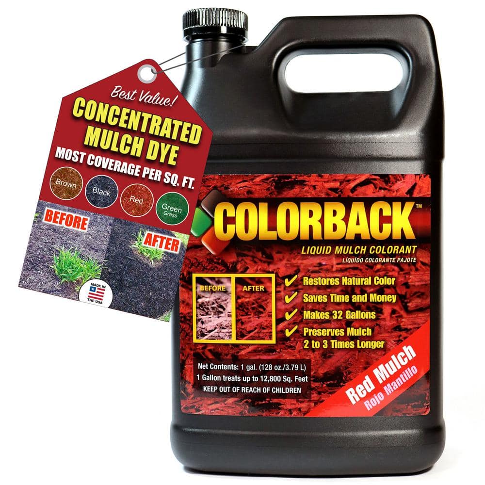 1 Gal. Red Mulch Color Covering up to 12,800 sq. ft.