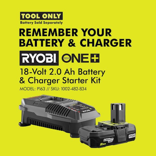 ryobi 18 volt battery home depot