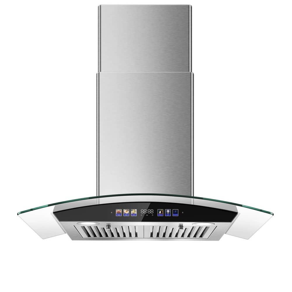 30 in. 700 CFM Wall Mount Range Hood, Stainless Steel ,Gesture Control, Convertible,Downdraft System price history on PriceWatchPro