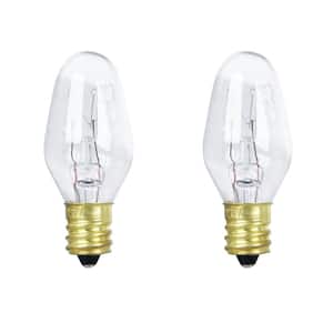 10-Watt Soft White (2700K) C7 Candelabra E12 Base Dimmable Incandescent Appliance Light Bulb (2-Pack)