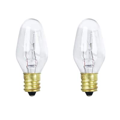 Lxcom E12 LED Bulb 1 Watt Daylight White 6500K 10W Equivalent Candelabra Base Non-Dimmable AC110V for Ceiling Fan Refrigerator Hood 4 Pack 