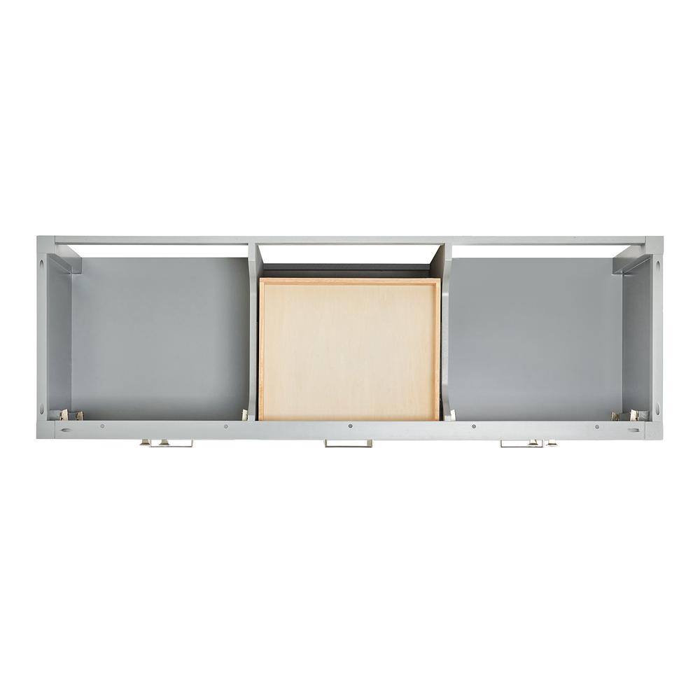 Cambridge 67" Grey Double Vanity with Quartz Top