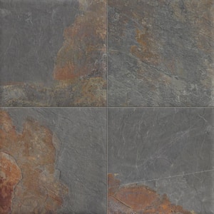 Sample Flagstone Gold 6 in. x 6 in. x 0.75 in. Stone Look Porcelain Paver