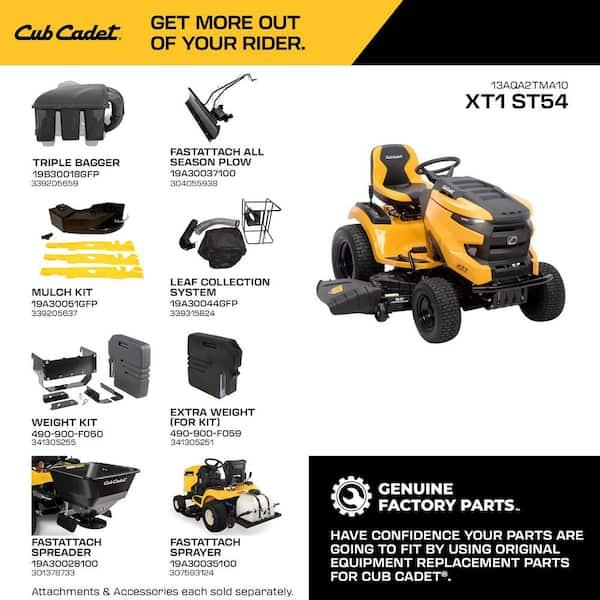 Cub Cadet XT1 Enduro ST 54 in. Fabricated Deck 24 HP V-Twin Kohler
