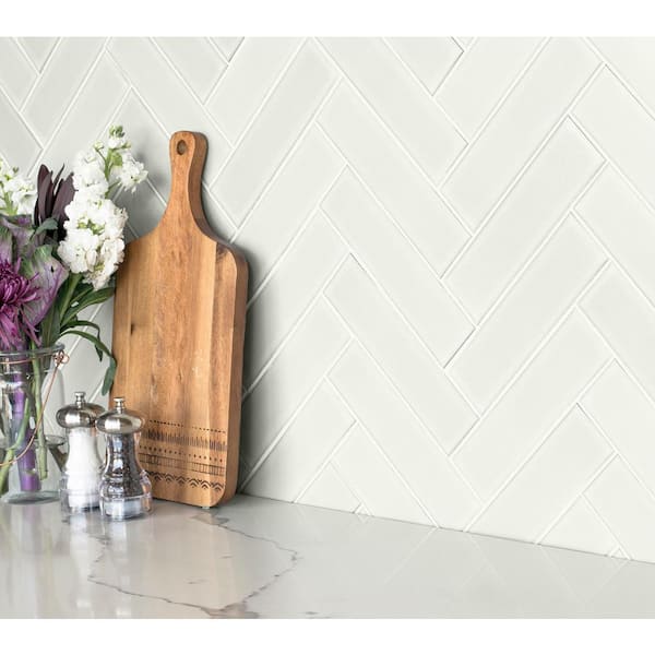 Bedrosians Zenia 2 in. x 9 in. Matte Moon Porcelain Tile (9.6 sq