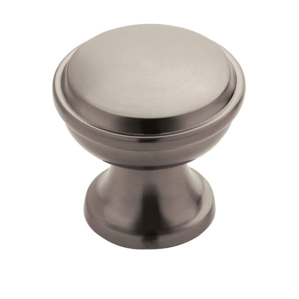Westerly 1-3/16 in. (30mm) Modern Graphite Round Cabinet Knob