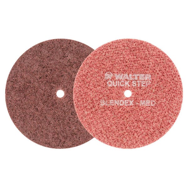 WALTER SURFACE TECHNOLOGIES QUICK-STEP BLENDEX 6 in. x GR Medium, Surface Conditioning Discs (Pack of 10)