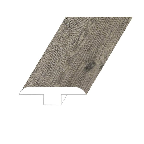 Montserrat Romulus Burnished Fossil 0.5 in. Thick x 1.8 in. Wide x 94.5 in. Length Vinyl T-Molding