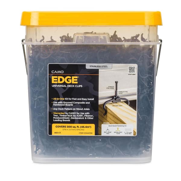CAMO EdgeClip Hidden Deck Fastener (900-Count) 0344356 - The