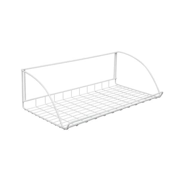 ClosetMaid 5.25 in. x 11 in. x 20 in. White Wire Cabinet Organizer