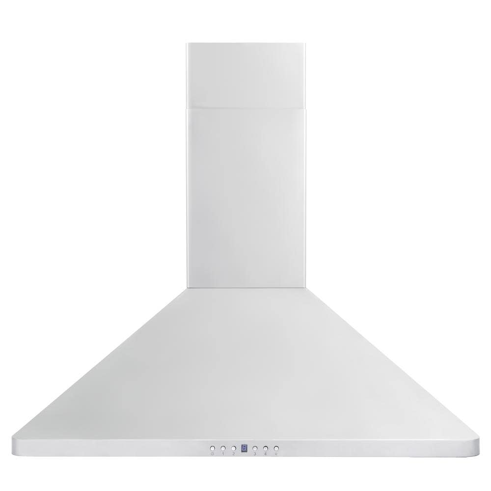 36" Stainless Steel Convertible Wall Mount Range Hood with Charcoal Filter