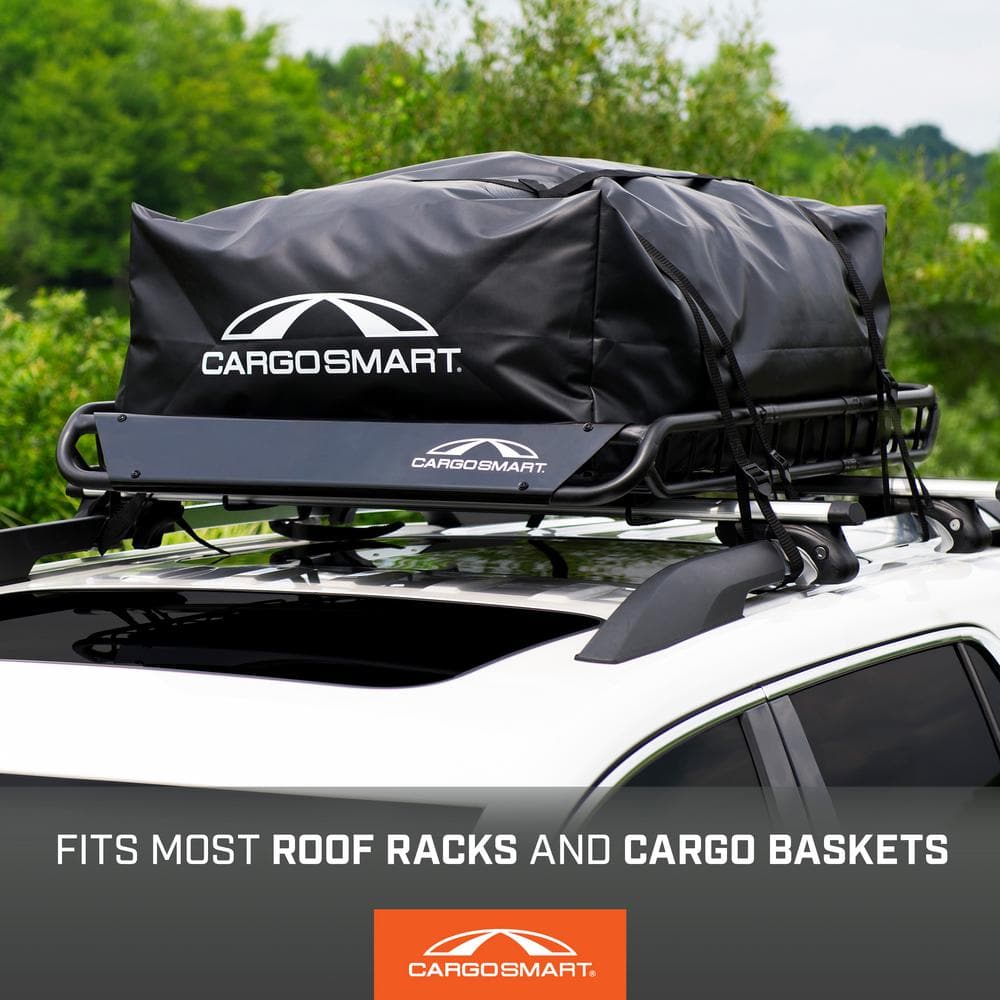CargoSmart Black Heavy-Duty Vinyl Rooftop Cargo Bag