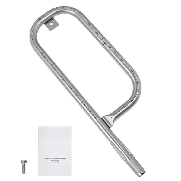 17 in. Grill Burner Tube for Weber Q100 Q120 Q1000 Q1200 Baby Q, Stainless Steel Replacement for 69957 60040 516001
