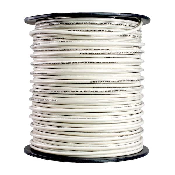 Southwire 22978101 Building Wire,THHN,10 AWG,Yellow,500ft