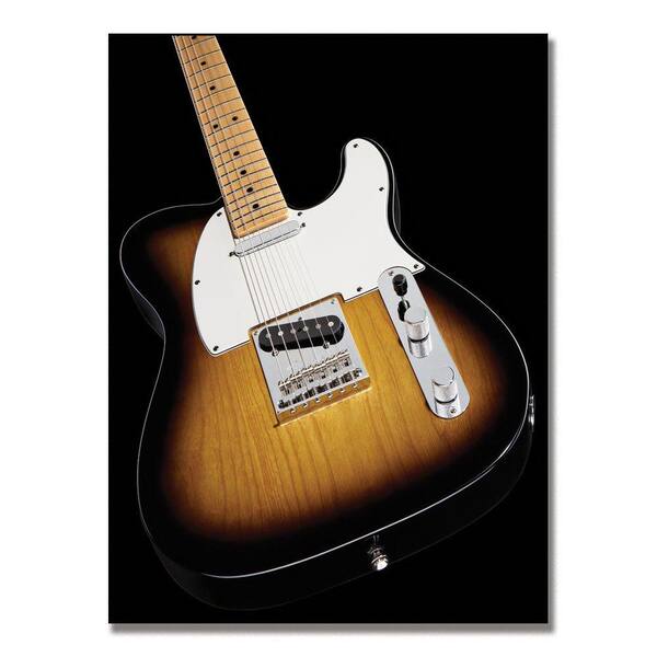 Trademark Fine Art 14 in. x 19 in. Fender Telecaster II Canvas Art
