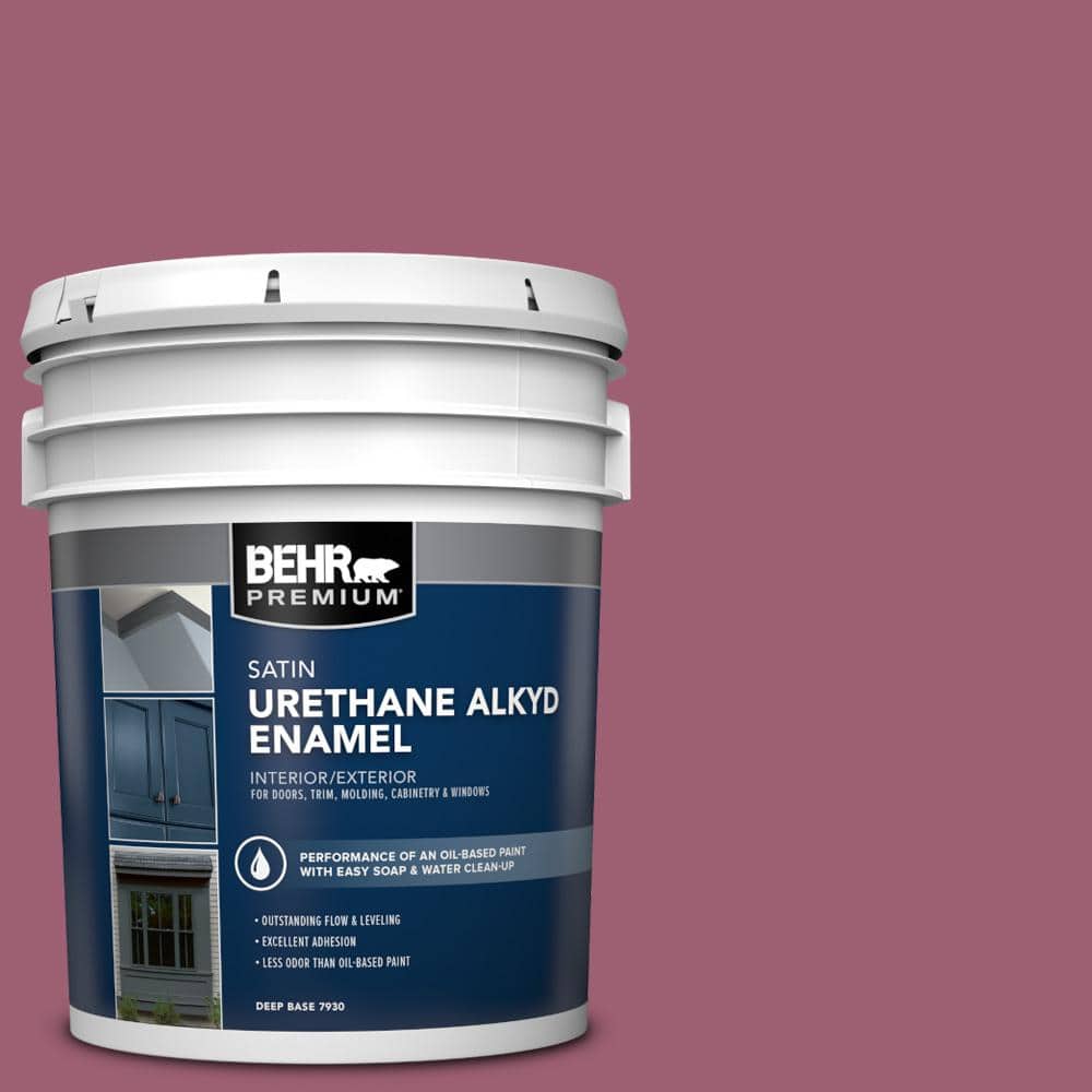 5 gal. #M130-6 Tropical Hibiscus Urethane Alkyd Satin Enamel Interior/Exterior Paint price history on PriceWatchPro