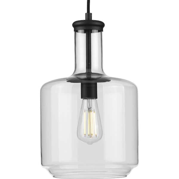 Progress Lighting Latrobe 1-Light Black Pendant