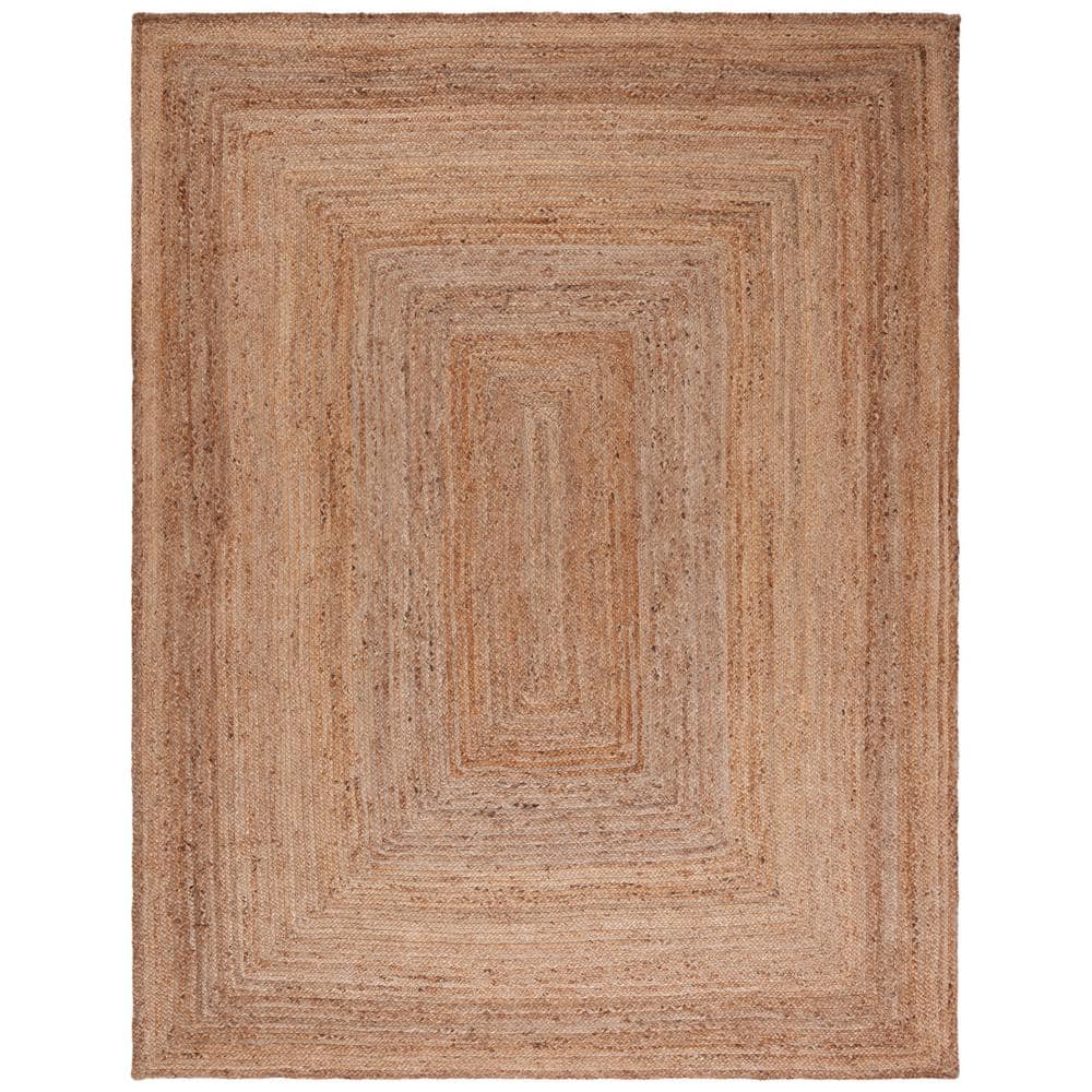 Cape Cod Natural 10 ft. x 10 ft. Square Solid Color Border Area Rug - thumbnail 8