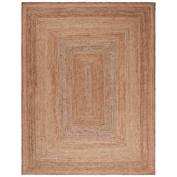 SAFAVIEH Cape Cod Natural 8 ft. x 10 ft. Solid Color Border Area Rug