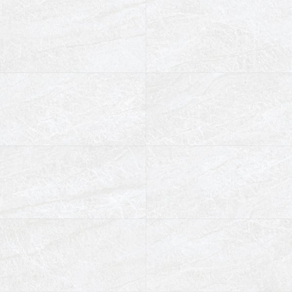 Taj Mahal Ivory 24 in. x 48 in. Matte Porcelain Marble Look Wall and Floor Tile (15.5 sq. ft. /Case)
