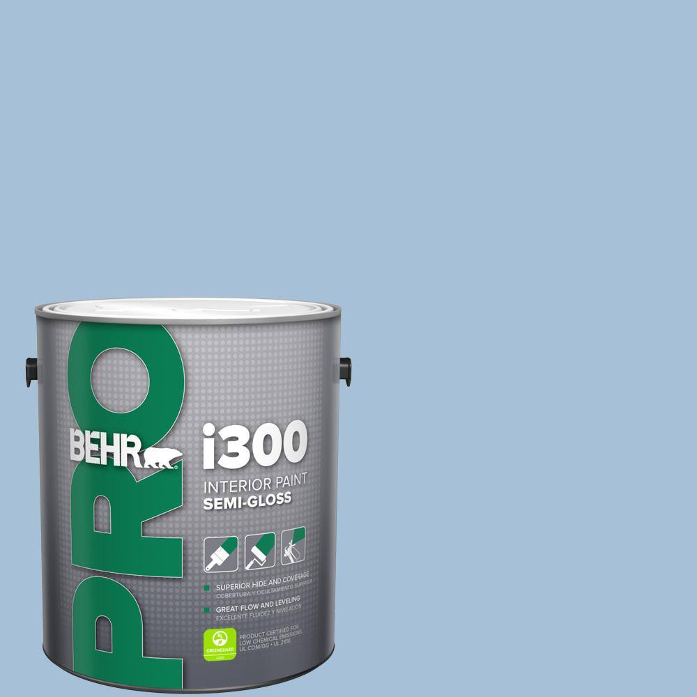 1 gal. #580D-4 Skysail Blue Semi-Gloss Interior Paint price history on PriceWatchPro