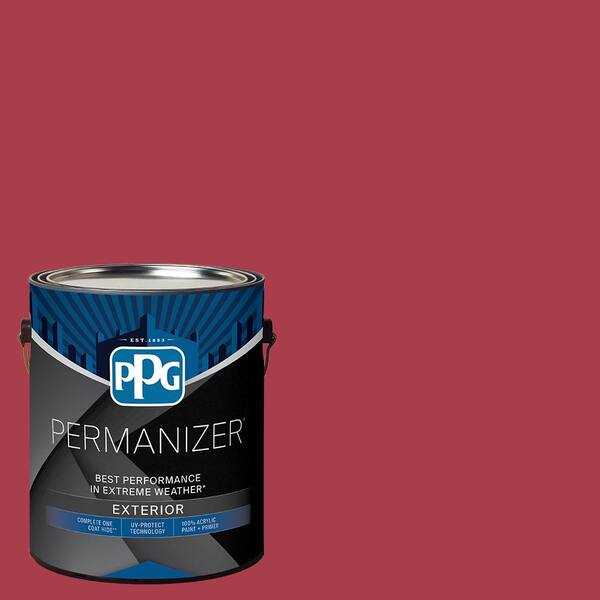 PERMANIZER 1 gal. PPG1186-7 Red Licorice Semi-Gloss Exterior Paint